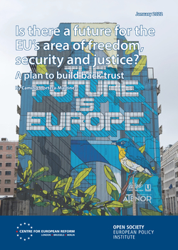 Launch of 'Is there a future for the EU's area of freedom, security and justice? A plan to build back trust' with Giuliano Amato and António Vitorino