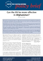 Can the EU be more effective in Afghanistan?