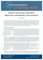 Ireland's fiscal treaty referendum