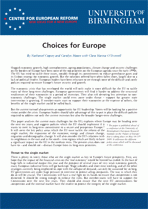 Choices for Europe
